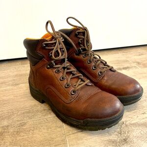 Timberland Pro Series Work Boots Women’s‎ Size 7 Steel Toe Brown 55398 A3116